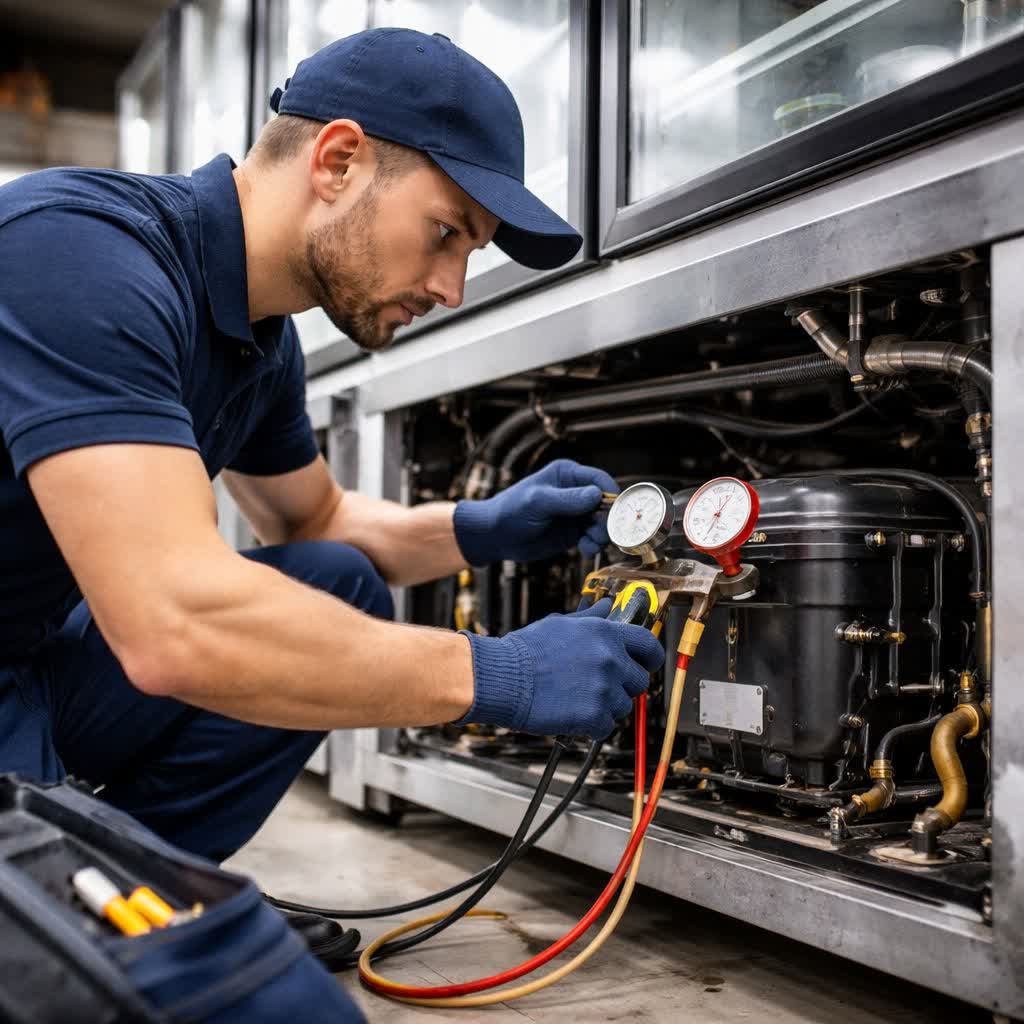 مرکز تعمیر یخچال صنعتی در تهران؛ چه ویژگی‌هایی مهم است؟